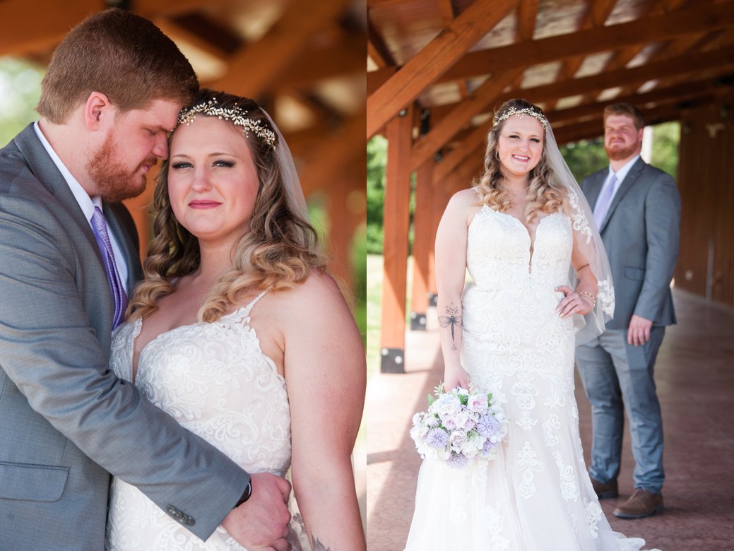 bride and groom after wedding