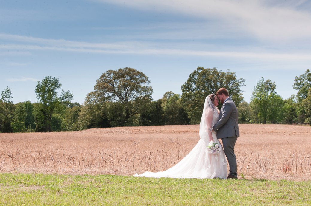 Blessings Barn couple in field