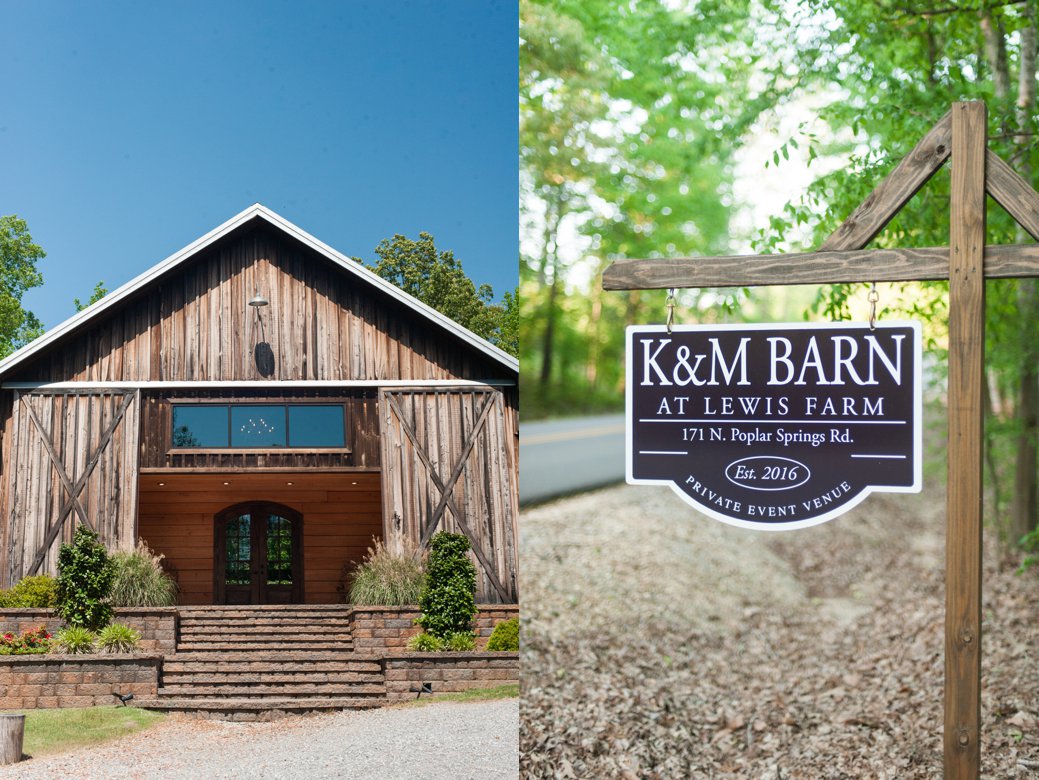 K & M Barn wedding day