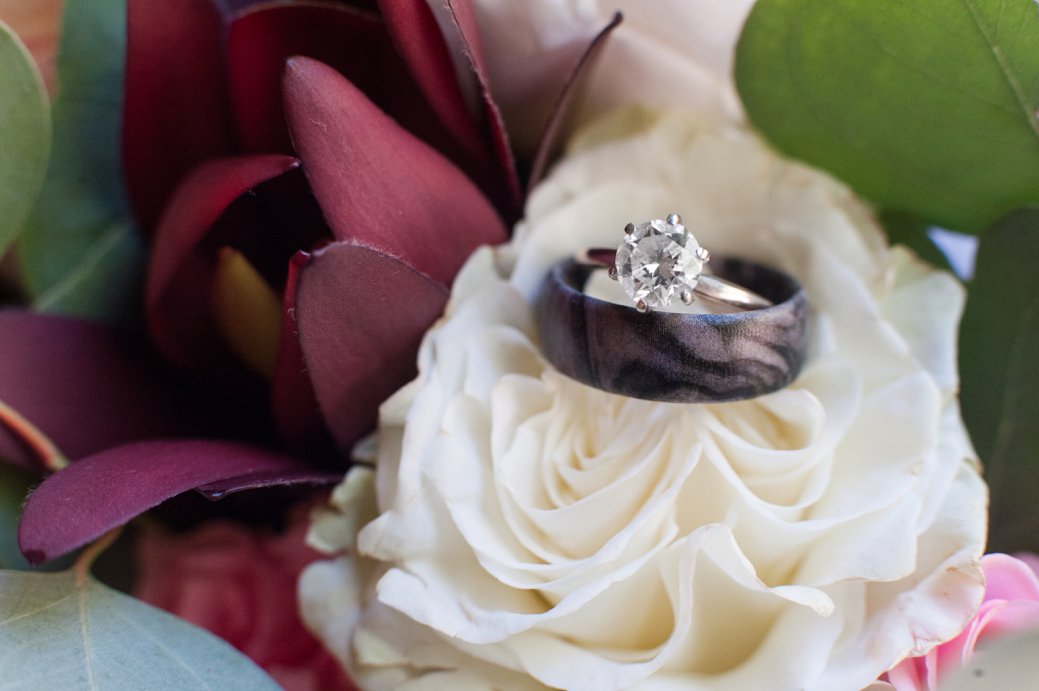 ring and flowers