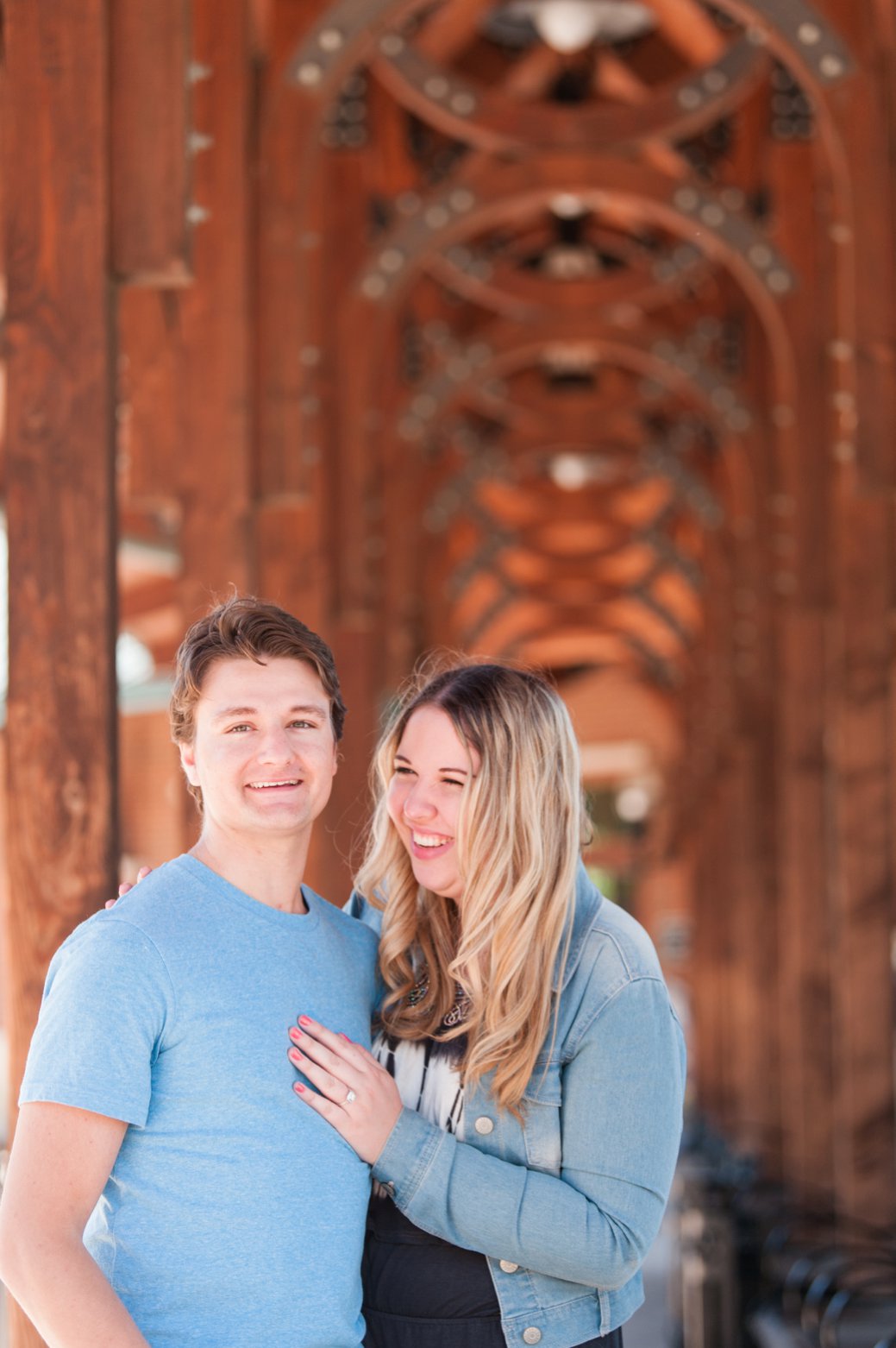 couple under archway