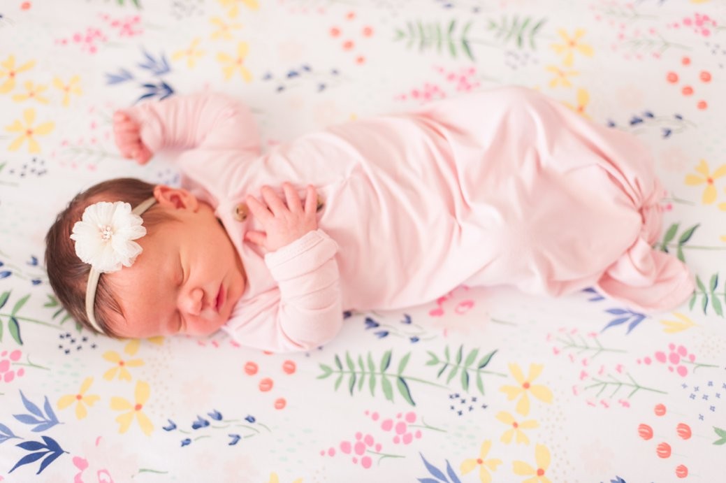 Martin TN newborn session baby in crib