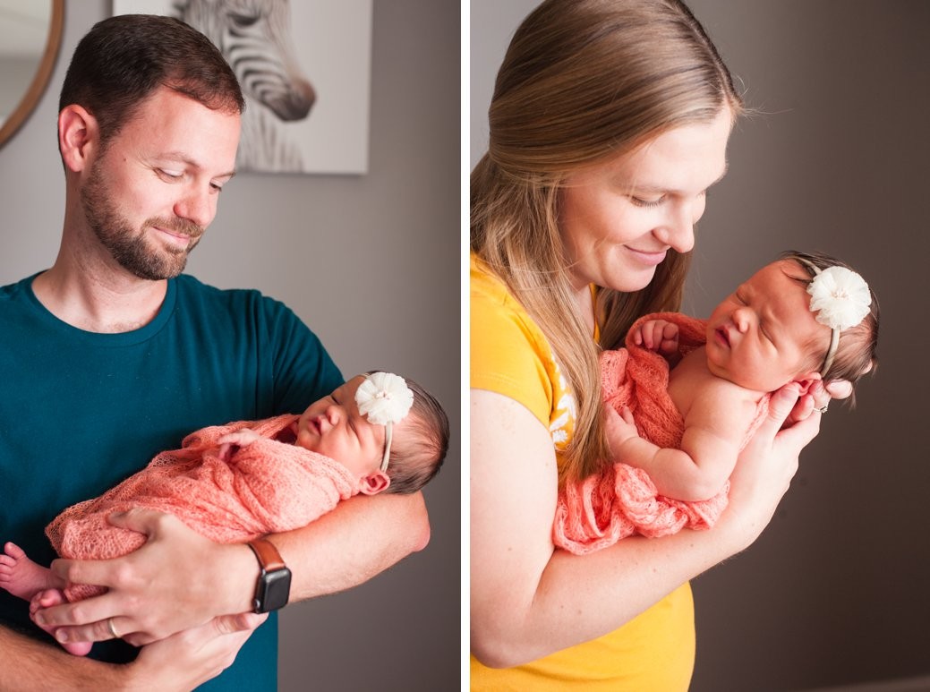 mom with newborn and dad with newborn