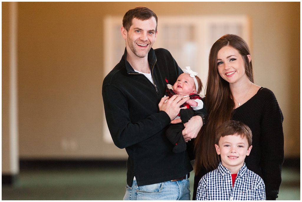 Newborn Family Session family with newborn