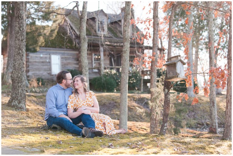 Brownsville Tn engagement session cabin