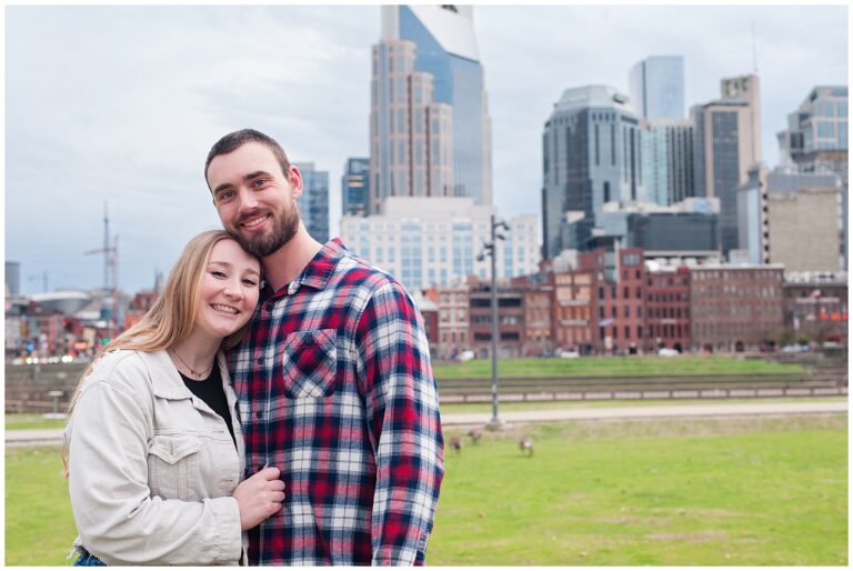 Downtown Nashville Proposal | Gabby & Garrett | She said yes!