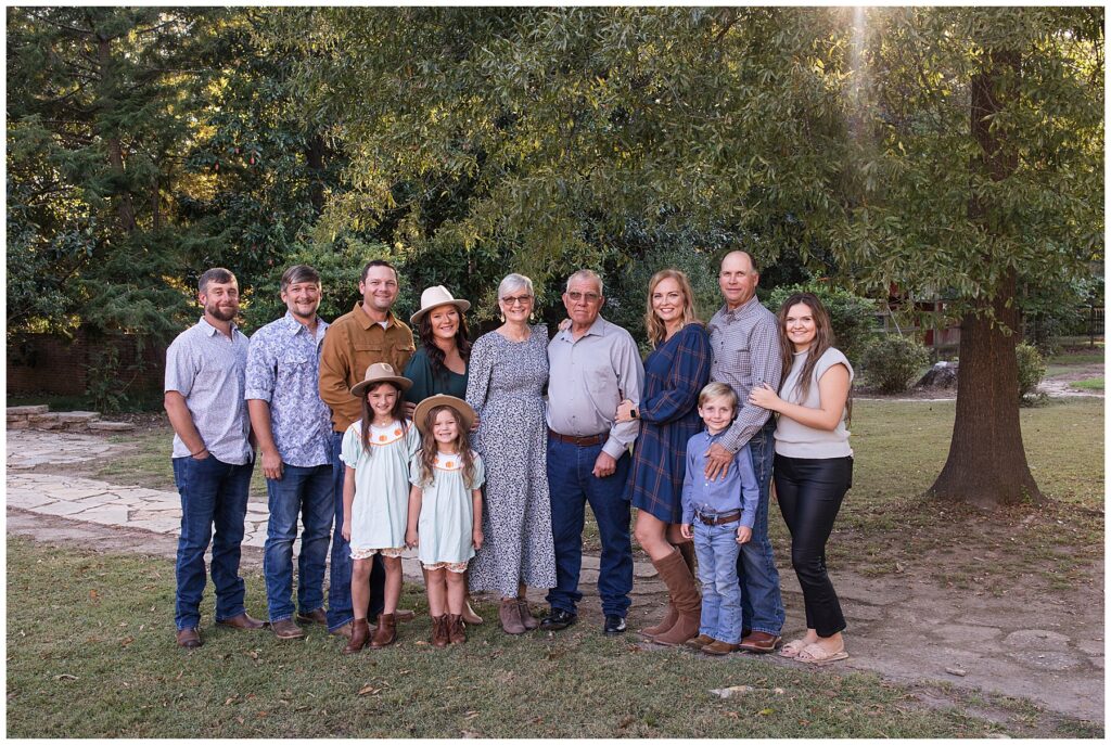 Bruce Family under a tree