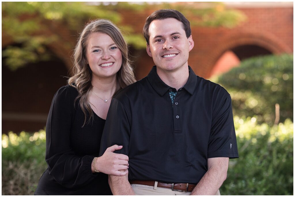 Savannah and Tyler portraits from engagement session.