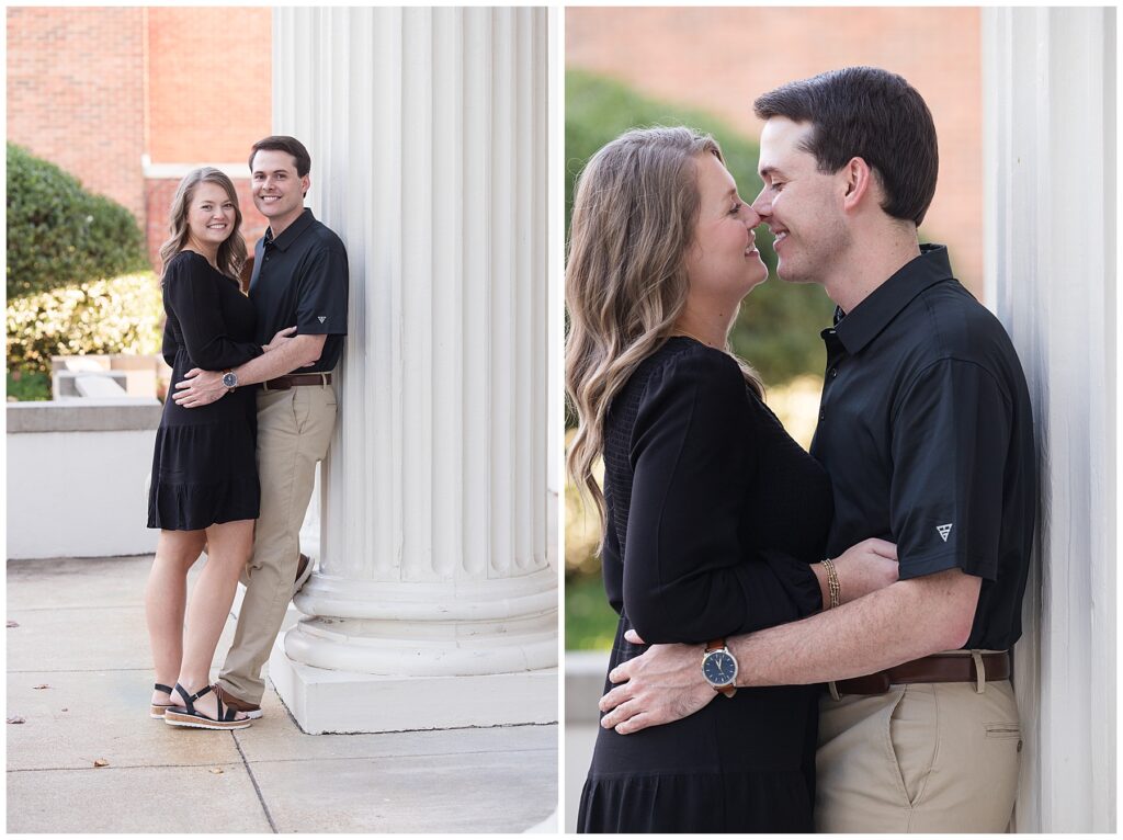 Savannah and Tyler portraits from engagement session.