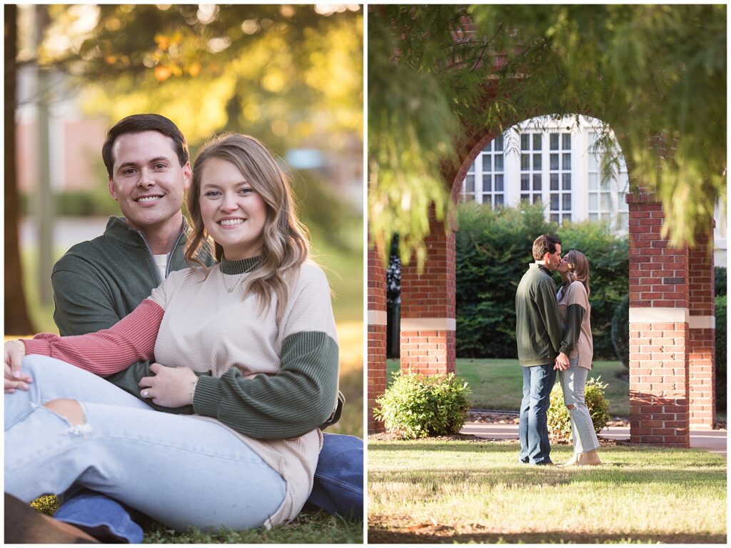 Savannah and Tyler portraits from engagement session.